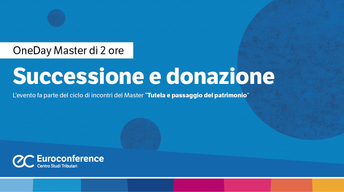 Immagine Successione e donazione | Euroconference